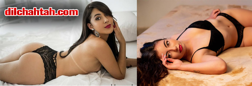 A women lying in a sexy position on a bed